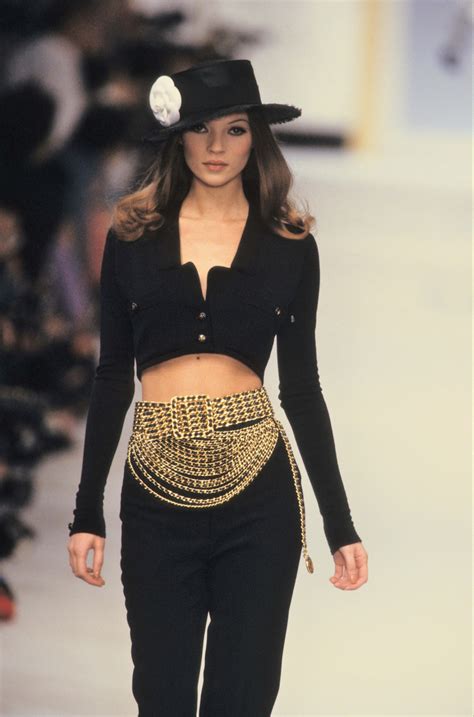 chanel 90's runway|90s runway fashion Chanel.